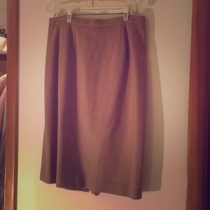 Vintage Worthington Wool brown high waisted shirt